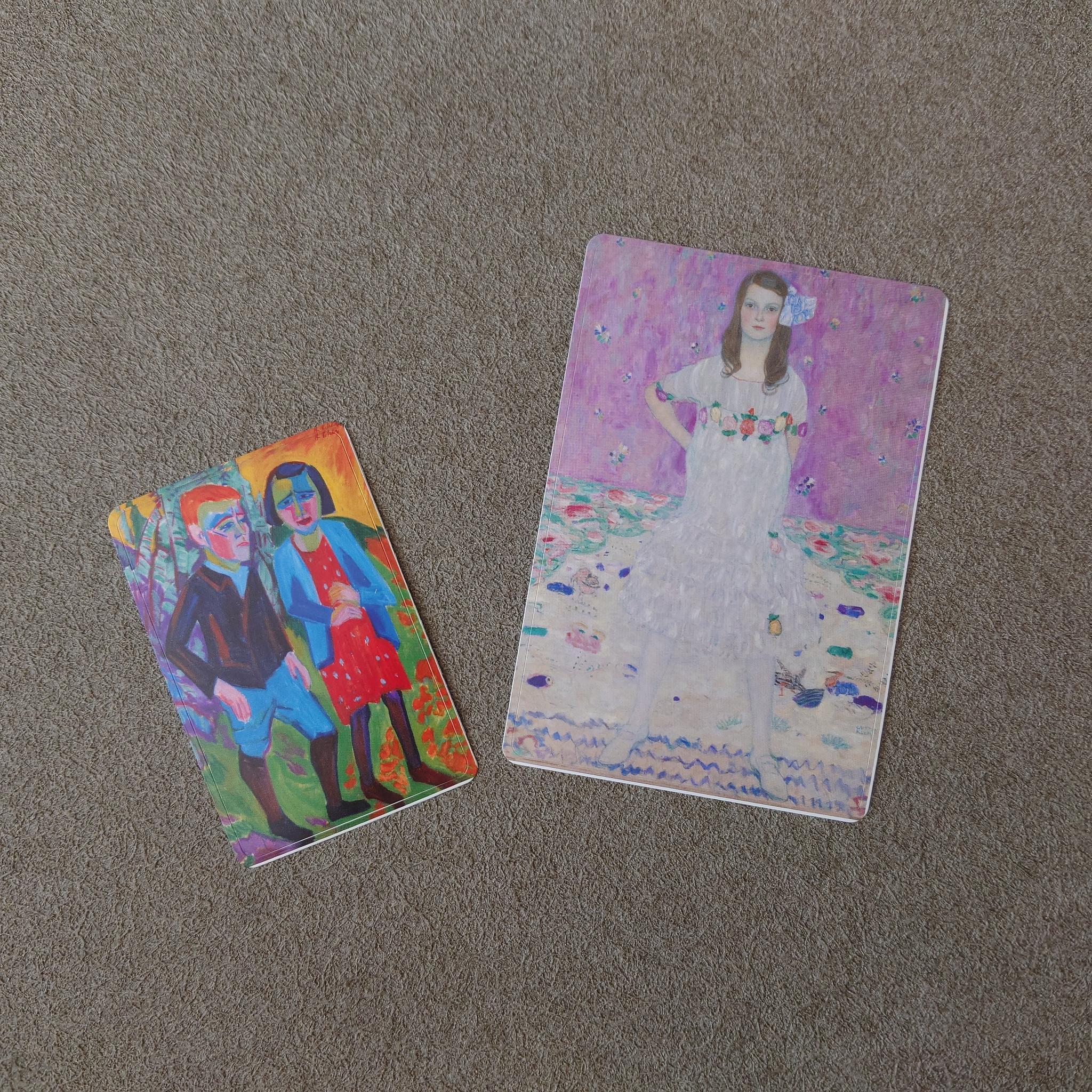 【シュール】素敵な人たち　人物画のシュールなステッカー/２種１枚ずつのセット1枚目の画像